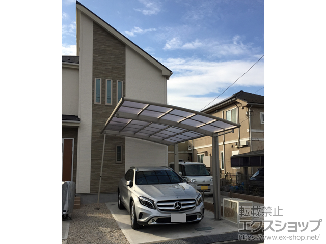 東京都調布市ののカーポート レイナポートグラン　積雪〜20cm対応 施工例