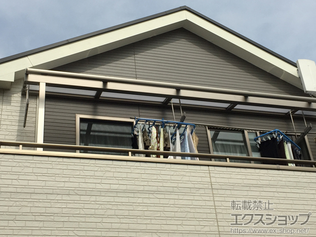 東京都足立区ののバルコニー・ベランダ屋根 スピーネ R型 屋根タイプ 単体 積雪〜20cm対応 施工例