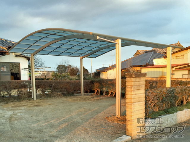 茨城県東茨城郡茨城町ののカーポート レイナツインポートグラン　積雪〜20cm対応 施工例
