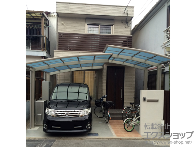 大阪府門真市ののカーポート レイナポートグラン　積雪〜20cm対応 施工例