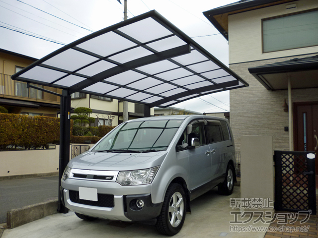 宮城県仙台市ののカーポート プレシオスポート 積雪〜20cm対応 施工例