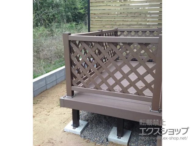 千葉県千葉市のYKKAPのウッドデッキ リウッドデッキ 施工例