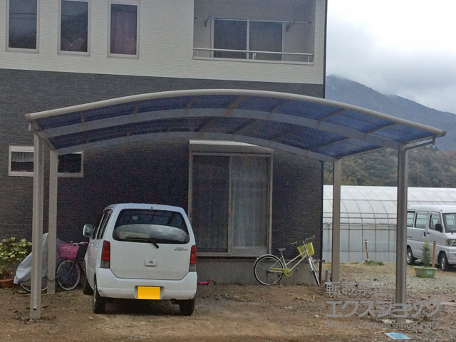 徳島県勝浦郡勝浦町ののカーポート レイナツインポートグラン　積雪〜20cm対応 施工例