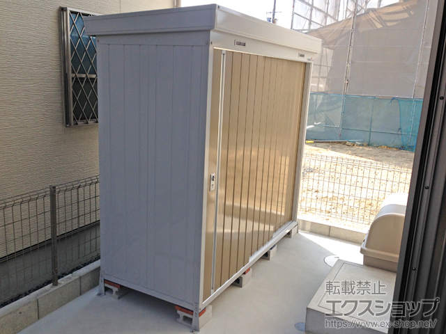 大阪府堺市のの物置・屋外倉庫 ネクスタ 一般型（NXN-21S-MB） 施工例