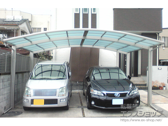 大分県大分市ののカーポート レイナツインポートグラン 積雪〜20cm対応 施工例