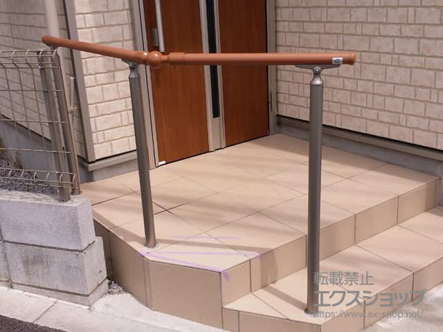 神奈川県座間市ののフェンス・柵 グリップライン 歩行補助手すり 施工例