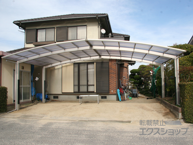 広島県福山市ののカーポート レイナトリプルポートグラン　積雪〜20cm対応 施工例