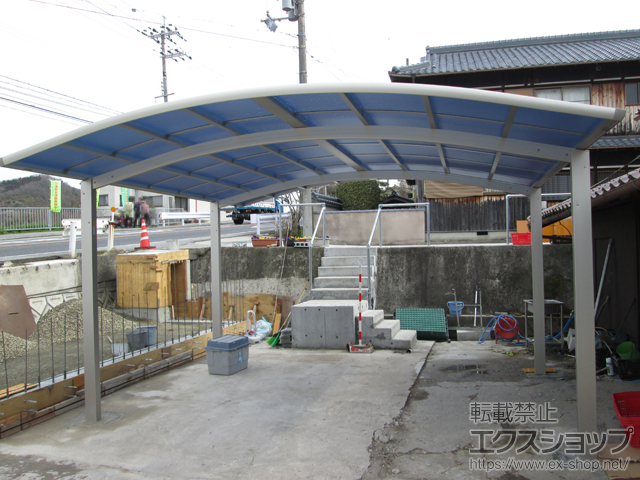 兵庫県神戸市ののカーポート レイナツインポートグラン　積雪〜20cm対応 施工例