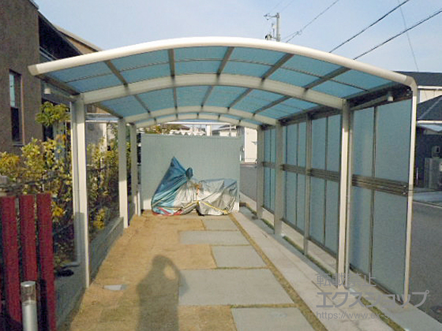 三重県桑名市ののカーポート レイナワンポートグラン 延長　積雪〜20cm対応 施工例