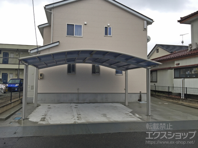 宮城県柴田郡柴田町ののカーポート レイナツインポートグラン　積雪〜20cm対応 施工例