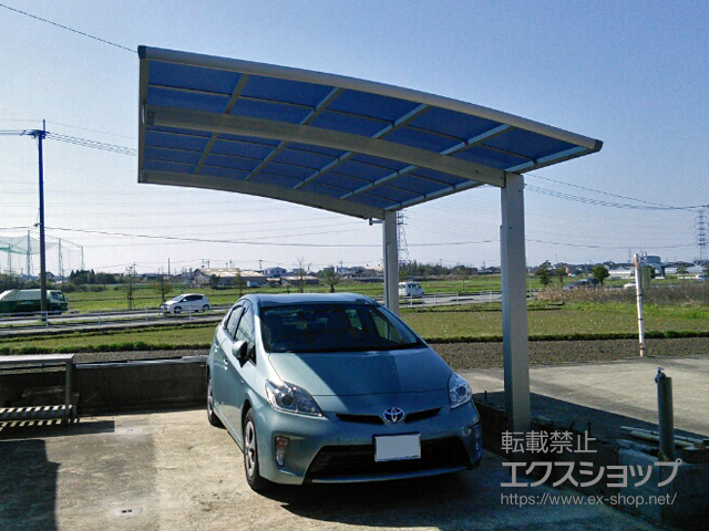 福岡県大牟田市ののカーポート レイナポートグラン　積雪〜20cm対応 施工例