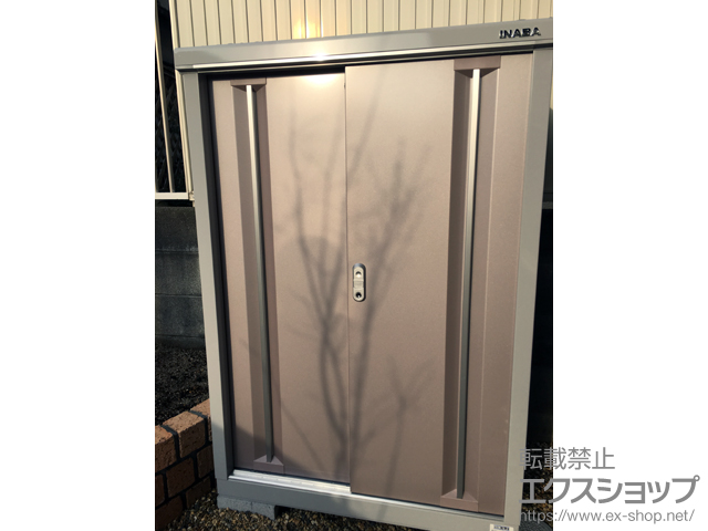 大阪府茨木市のの物置・屋外倉庫 シンプリー 一般型（MJX-096C-P-AR） 施工例