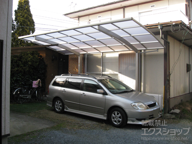 福岡県久留米市ののカーポート プレシオスポート 積雪〜20cm対応 施工例