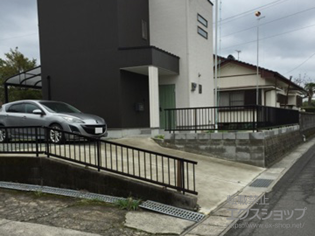 鹿児島県薩摩川内市ののフェンス・柵 ハイサモア フリーポールタイプ 施工例