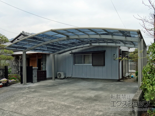 徳島県勝浦郡勝浦町ののカーポート レイナトリプルポートグラン　積雪〜20cm対応 施工例