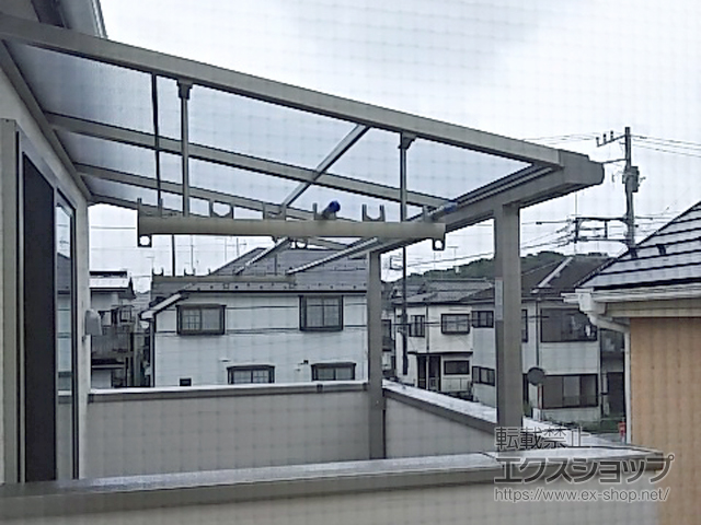 神奈川県横浜市ののバルコニー・ベランダ屋根 スピーネ F型 屋根タイプ 単体 積雪〜20cm対応 施工例