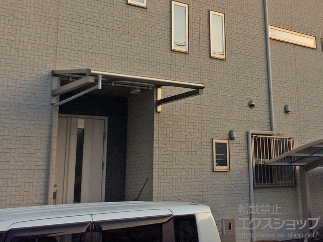 千葉県市原市ののバルコニー・ベランダ屋根 ヴェクターテラス F型 ルーフタイプ 単体　積雪〜20cm対応 施工例