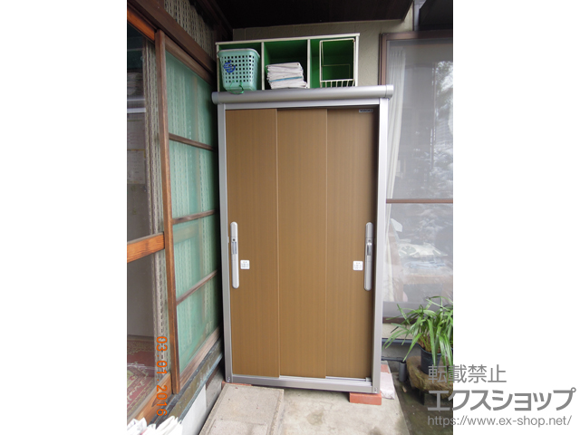 富山県富山市のの物置・屋外倉庫 エスモ 一般型（ESD-1005AGL-WB） 施工例