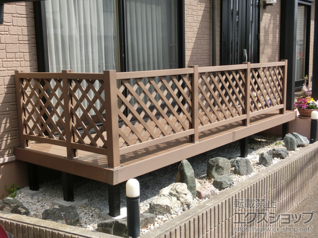 千葉県柏市ののウッドデッキ マージウッドデッキ 施工例