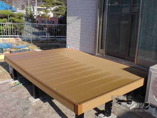 山口県山口市ののウッドデッキ マージウッドデッキ 施工例