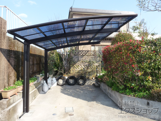 鹿児島県日置市ののカーポート レイナポートグラン 積雪〜20cm対応 施工例