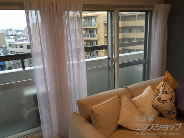 東京都目黒区のの二重窓（内窓） インプラス ダストバリア仕様 引違い窓 2枚建 施工例