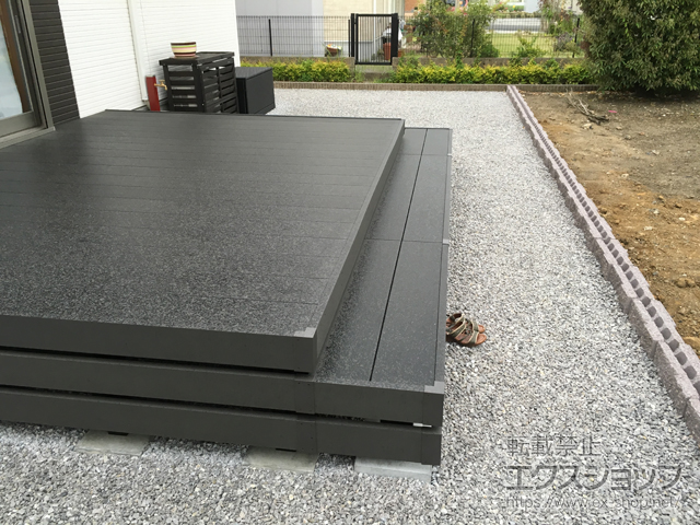 埼玉県行田市ののウッドデッキ リウッドデッキ 200 施工例