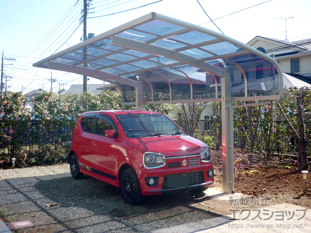 神奈川県横浜市ののカーポート レイナキャップポートグラン 積雪〜20cm対応 施工例