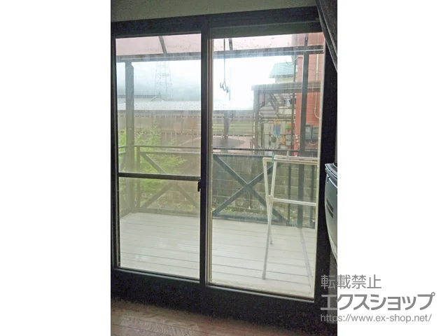 山口県萩市のLIXIL リクシル（トステム）の内窓（二重窓・二重サッシ） インプラス ダストバリア仕様 引違い窓 2枚建 施工例