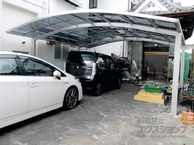 鹿児島県南九州市ののカーポート レイナツインポートグラン 積雪〜20cm対応 施工例