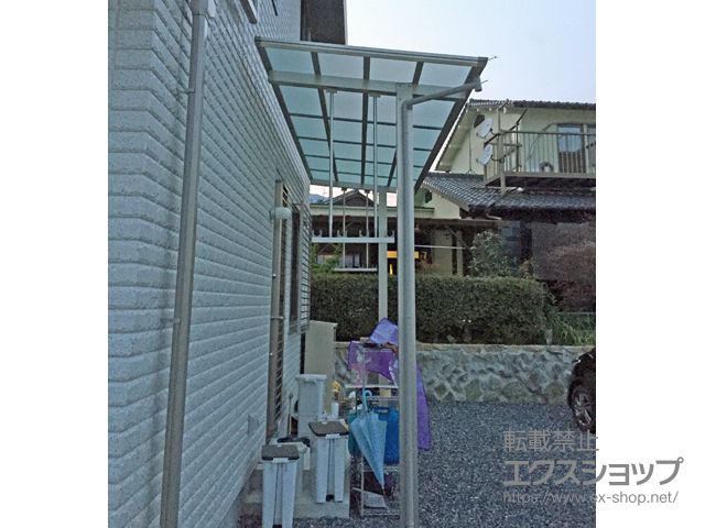 広島県広島市ののテラス屋根 エフルージュグランZERO テラスタイプ 積雪〜20cm対応 施工例