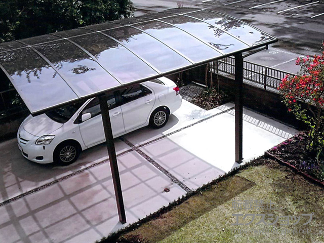 栃木県宇都宮市ののカーポート レイナツインポートグラン　積雪〜20cm対応 施工例