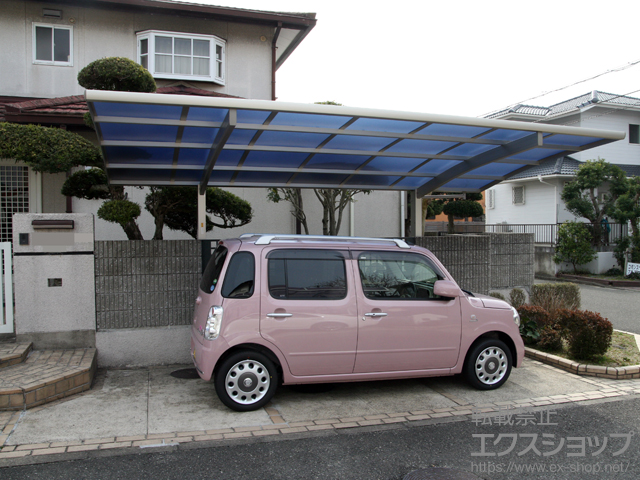 奈良県香芝市ののカーポート プレシオスポート 積雪〜20cm対応 施工例