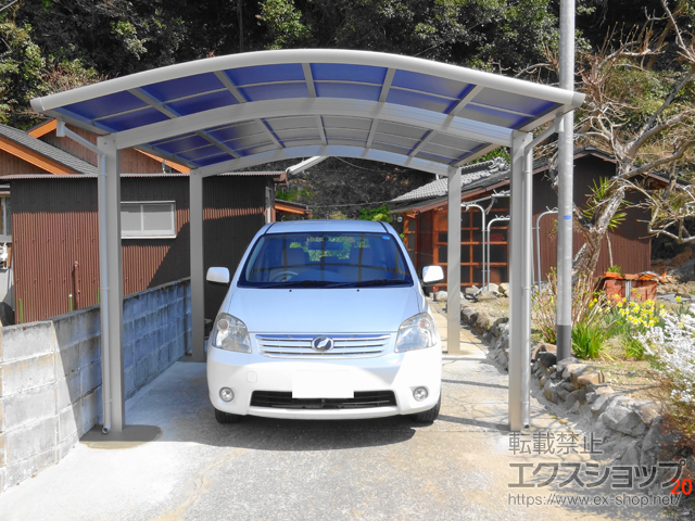 高知県土佐清水市ののカーポート レイナワンポートグラン　積雪〜20cm対応 施工例