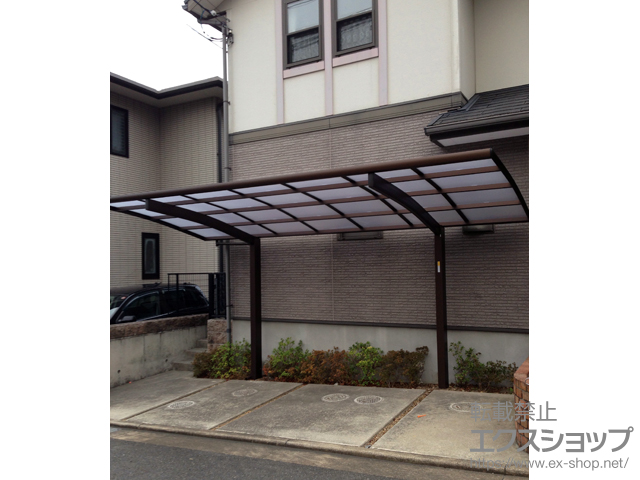 京都府相楽郡精華町ののカーポート プレシオスポート 積雪〜20cm対応 施工例