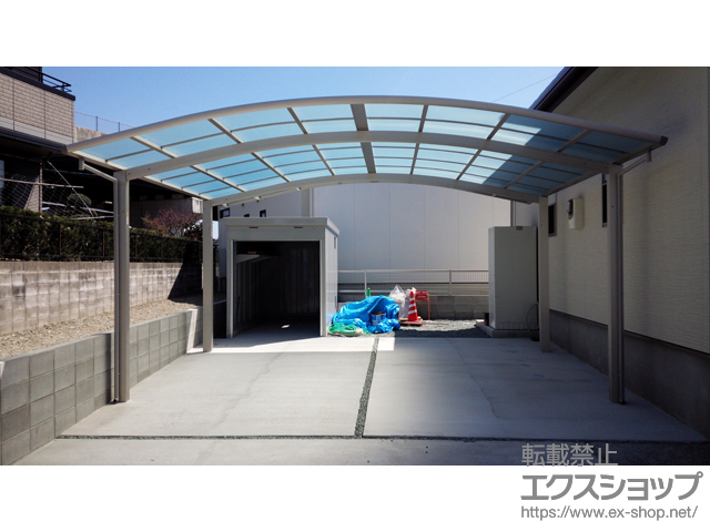 熊本県合志市ののカーポート レイナツインポートグラン　積雪〜20cm対応 施工例