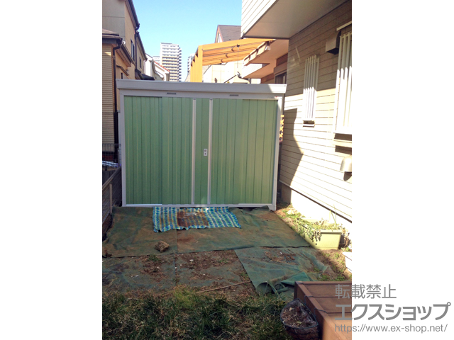 茨城県つくば市のの物置・屋外倉庫 ネクスタ 一般型（NXN-50S-OG） 施工例