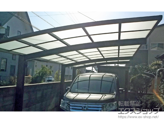 福岡県糟屋郡須恵町ののカーポート レイナポートグラン 延長 積雪〜20cm対応 施工例