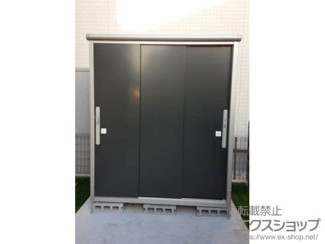 福岡県北九州市のの物置・屋外倉庫 エスモ 一般型（ESD-1609AGL-SM） 施工例