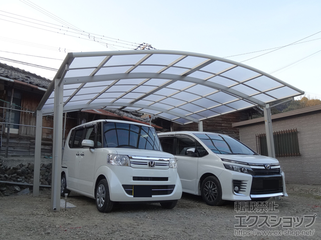 愛媛県四国中央市ののカーポート レイナツインポートグラン 積雪〜20cm対応 施工例