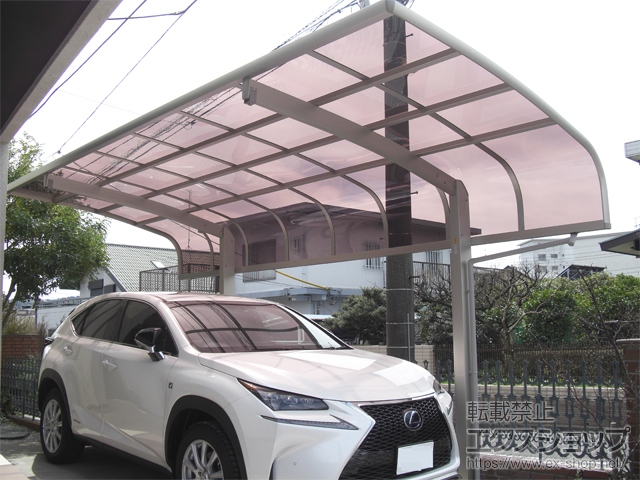 神奈川県横浜市ののカーポート レイナキャップポートグラン 積雪〜20cm対応 施工例