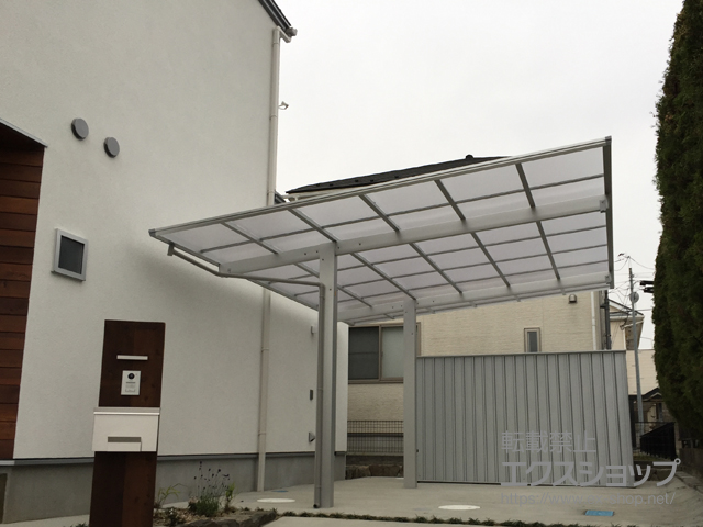 宮城県仙台市ののカーポート エフルージュ プラス　積雪〜20cm対応 施工例