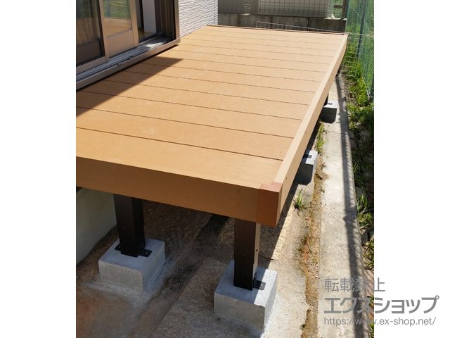 兵庫県明石市ののウッドデッキ マージウッドデッキ 施工例