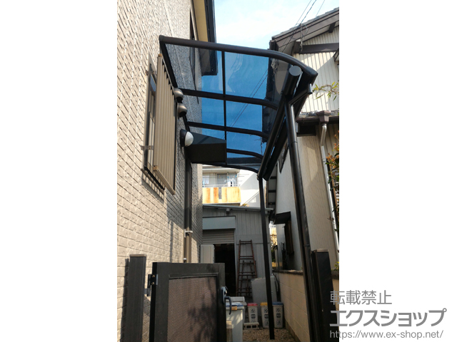 愛知県岡崎市ののテラス屋根 プレシオステラス R型 テラスタイプ 単体 積雪〜20cm対応 施工例