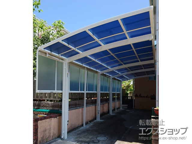 千葉県大網白里市ののカーポート レイナポートグラン 縦連棟　積雪〜20cm対応 施工例