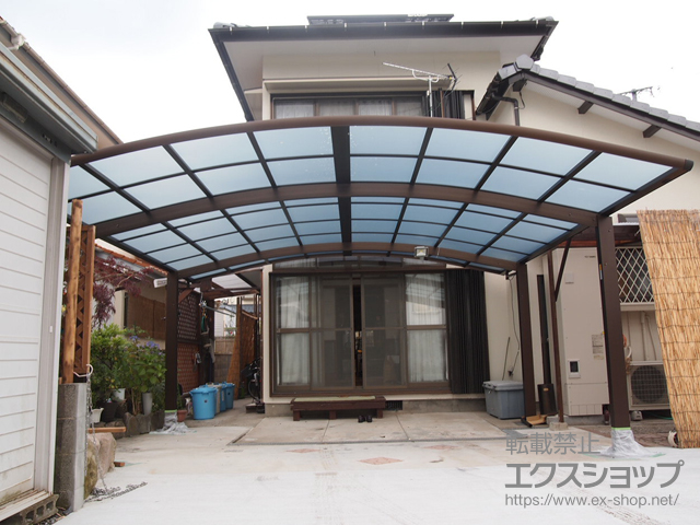 熊本県水俣市ののカーポート レイナツインポートグラン　積雪〜20cm対応 施工例