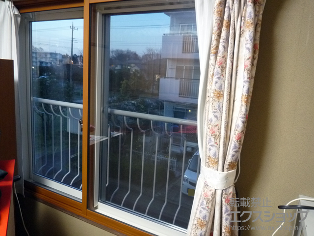 東京都町田市のの二重窓（内窓） インプラス ダストバリア仕様 引違い窓 2枚建 施工例