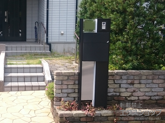 広島県広島市のの機能門柱・ポスト ファンクションユニット ウィルモダン 施工例