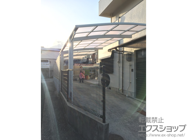 兵庫県宝塚市ののカーポート レイナポートグラン 積雪〜20cm対応 施工例