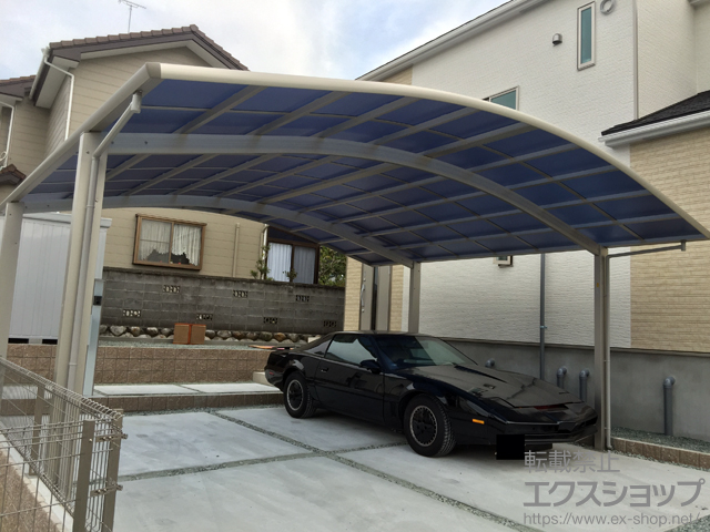 静岡県浜松市ののカーポート レイナツインポートグラン　積雪〜20cm対応 施工例